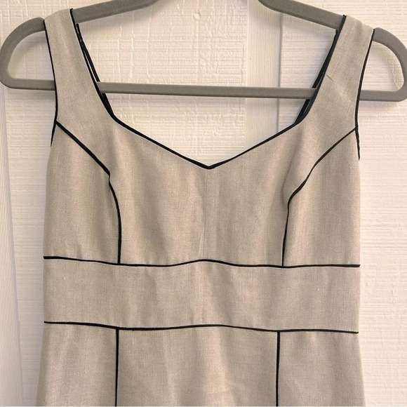 Old Money Forth & Towne Allegory Private Label Linen Sleeveless Mini Dress / 2 - Picture 3 of 7